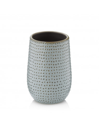 verre a dent gobelet dots ceramique