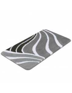Tapis de bain antidérapant Flame Gris - 60x100 cm -...