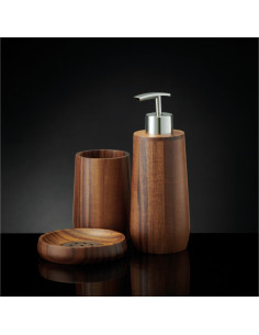 Distributeur de savon Acaia en bois - 250ml 2