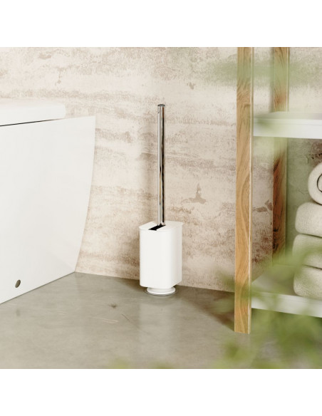 Brosse WC adhésive Flex - Murale ou à poser - Umbra