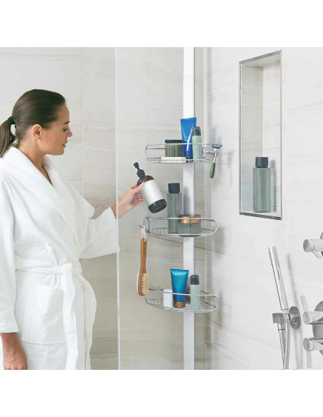 Etagère de douche Télescopique 1.5 à 2.4 m - BT1109 - Simplehuman