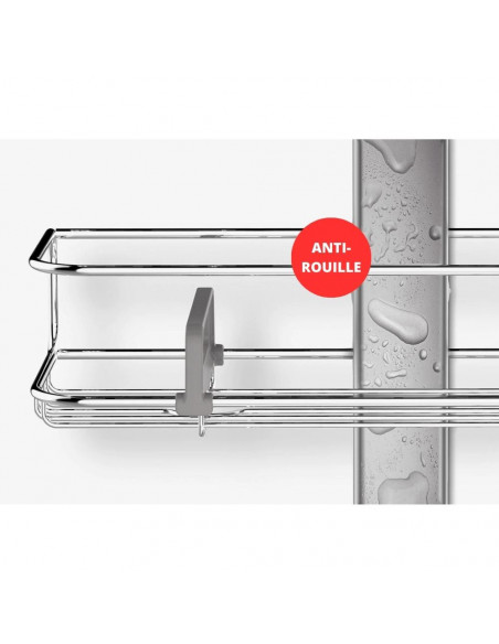 Etagère de douche Télescopique 1.5 à 2.4 m - BT1109 - Simplehuman