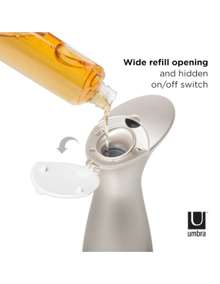 Distributeur de savon Automatique Otto - Nickel 250ml - Umbra