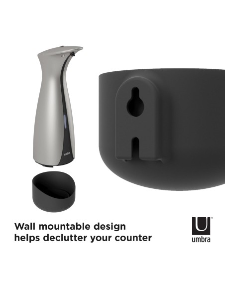 Distributeur de savon Automatique Mural Otto - Nickel 250ml - Umbra