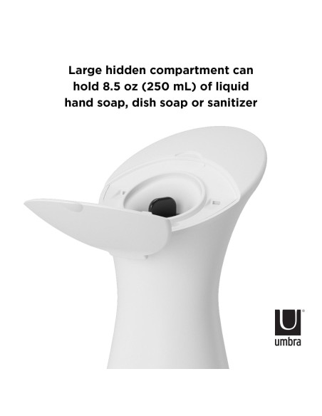 Distributeur de savon Automatique Mural Otto - Blanc 250ml - Umbra