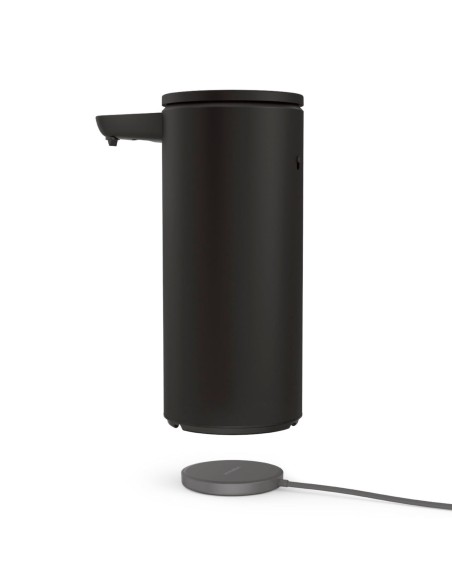 Distributeur de savon Automatique Rechargeable, Noir Mat - 414 ml