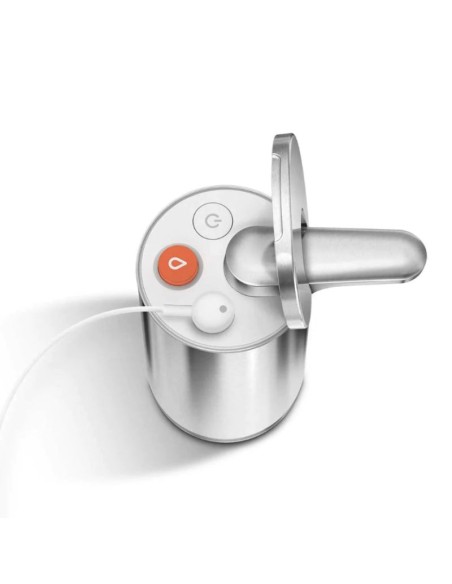 Distributeur de savon Moussant à Capteur Rechargeable - 295ml - Inox Brossé