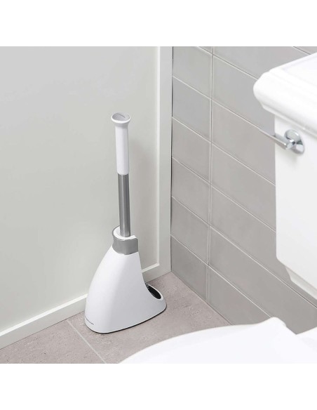 Brosse WC Etroite et design - Blanche - Simplehuman