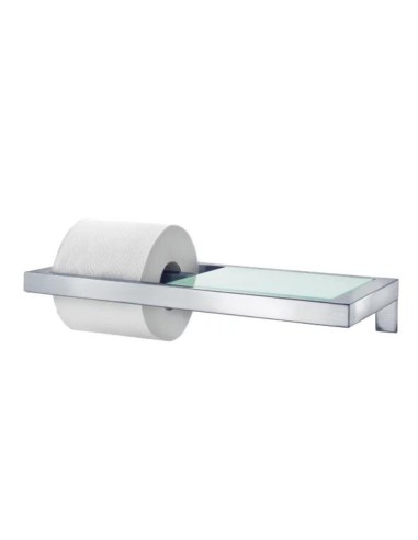 Dérouleur papier WC avec étagère en verre Blomus 68831