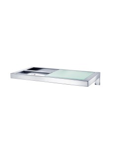 Dérouleur papier WC avec étagère en verre Blomus 68831 2