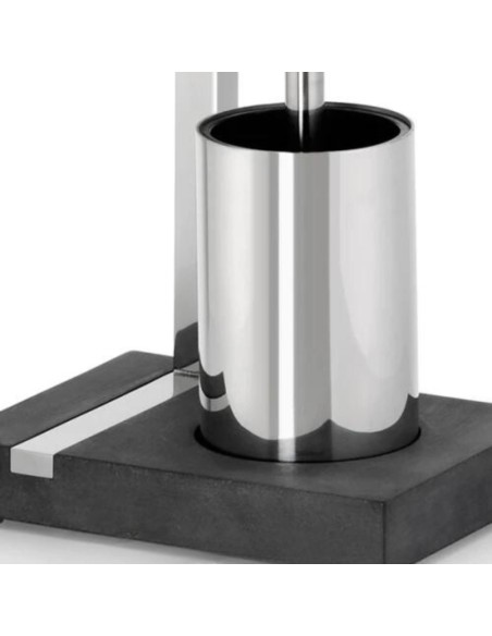 Serviteur WC Menoto - Inox Poli Brillant