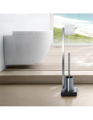 Serviteur WC Menoto - Inox Brossé Mat