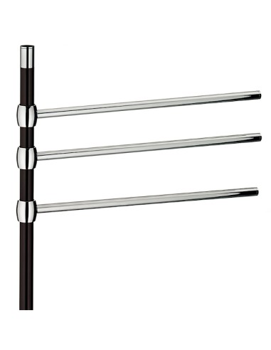 Porte Serviette sur Pied - Biago - Métal Chromé...