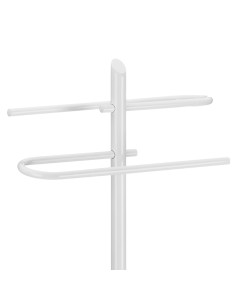 Porte Serviette sur Pied - Ken - Blanc 2