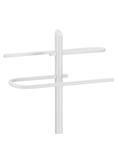 Porte Serviette sur Pied - Ken - Blanc