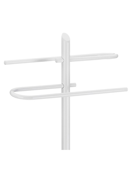 Porte Serviette sur Pied - Ken - Blanc