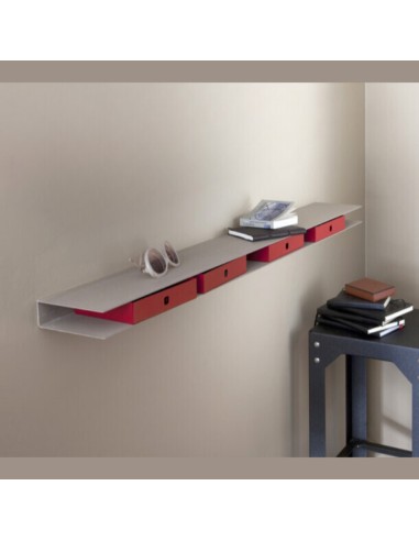 Etagère murale personnalisable avec Tiroirs -...