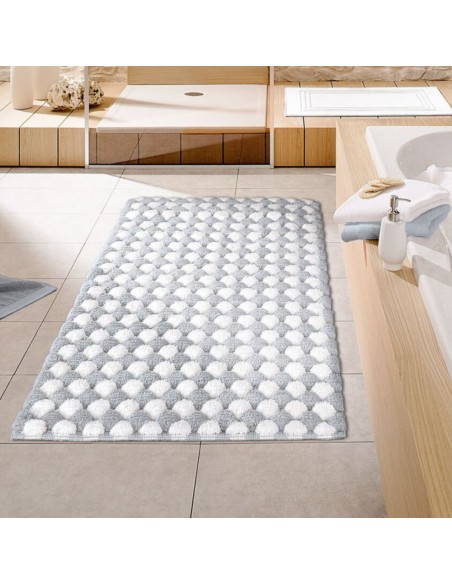 Tapis de Bain Merida - Gris - 3 tailles